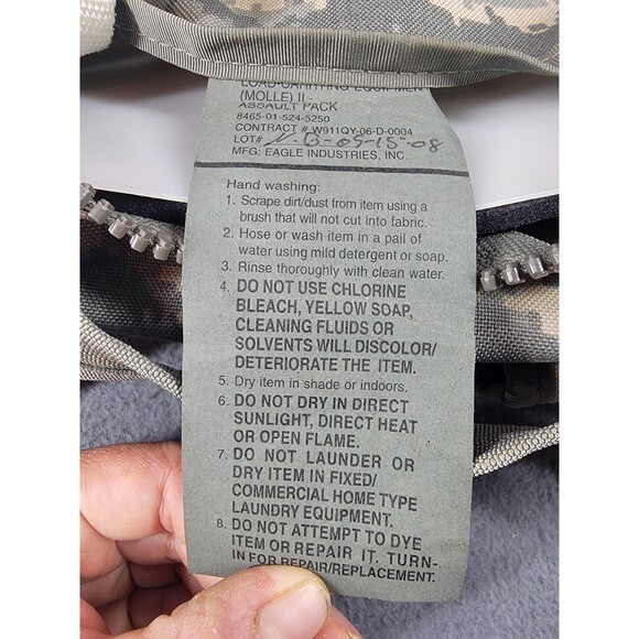 US Army MOLLE II Assault Pack Eagle Industries Military Backpack Bag Digital - Picture 11 of 16